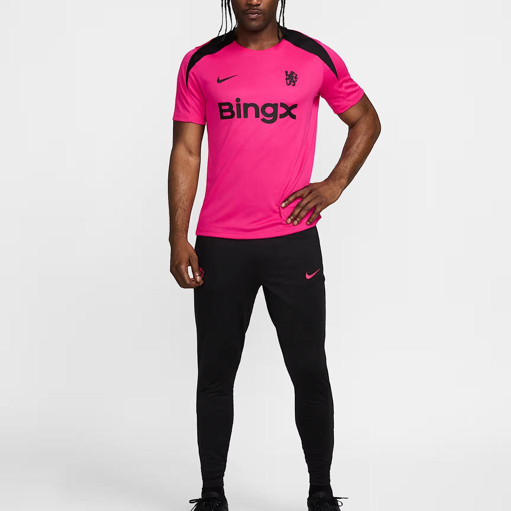 New Nike Chelsea FCDri Fit FW24 Soccer Jersey Men's Pink FQ2607-659