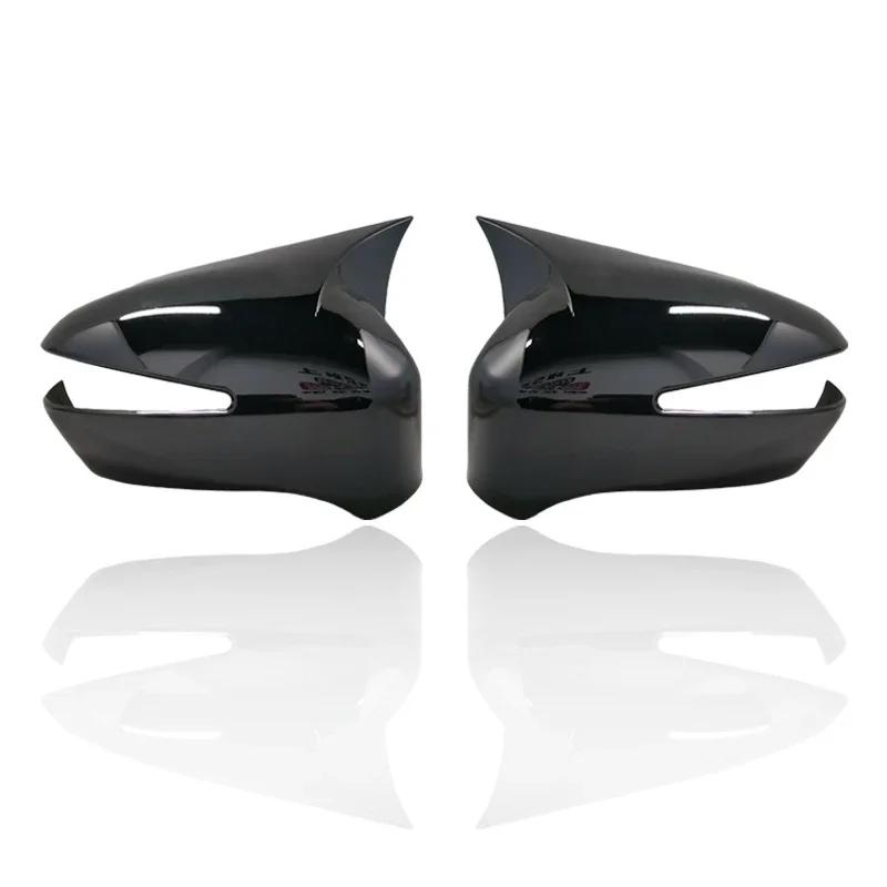 Для Honda Civic 8th 2005-2011 автомобиля, боковое зеркало заднего вида, наклейка на крыло, наклейка на дверь, чехол заднего вида, отделка из углеродного волокна, черный цвет