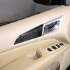 Carbon fiber Front inner door panel Trim Sticker For Nissan Pathfinder 2013-18