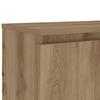 TV Stand with LED Lights Artisan Oak 120 x 30 x 36 cm