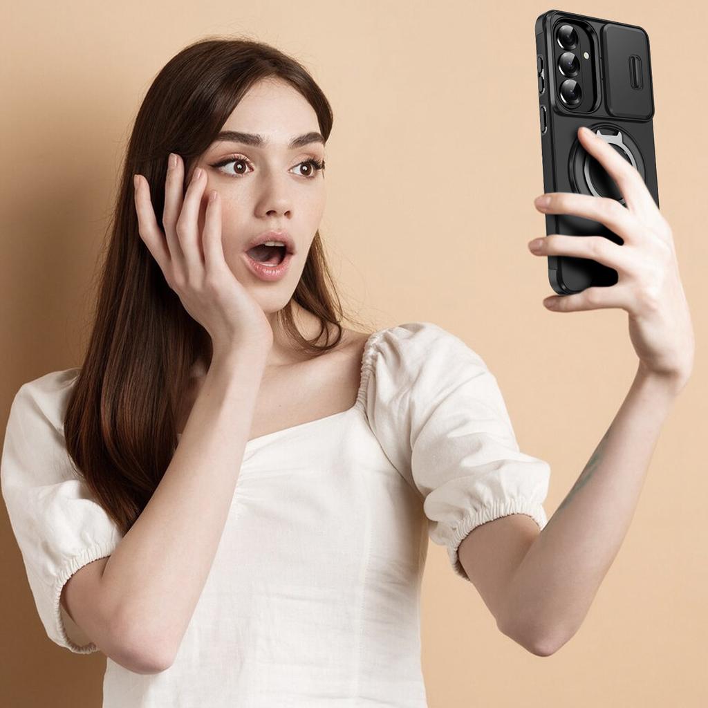 Защитный Противоударный Чехол-подставка для Samsung Galaxy S25 Ultra S26 S24 FE S23 Plus S22 S21 A17 5G A56 A36 A16 A55 A35 A15