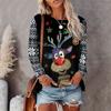 3D Print Cute Little Donkey Tshirts Ladies Tops Long Sleeve O-neck Pullover Femme T-shirts T Shirt For Women
