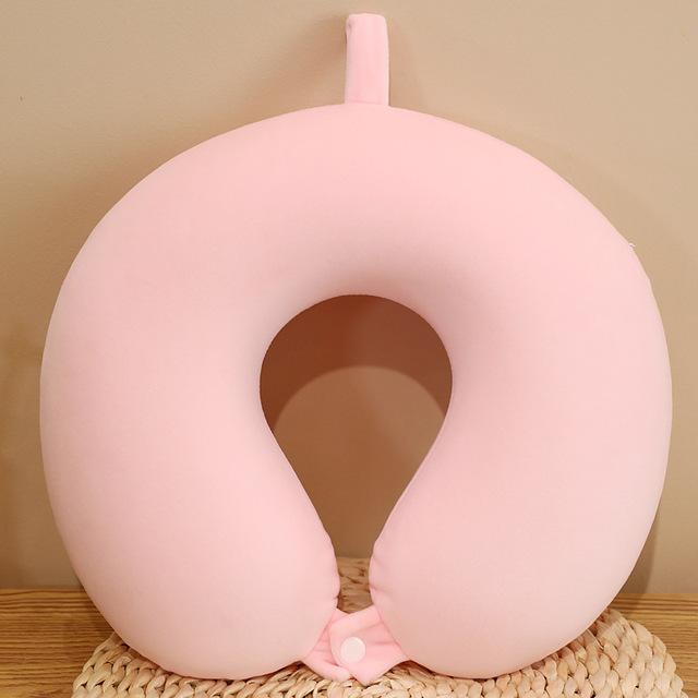 Пена с эффектом памяти U-образные подушки для шеи, подушка для путешествий, шейная подушка, мягкий бархат, защита для шеи, подушка для сна в самолете, постельные принадлежности для здравоохранения