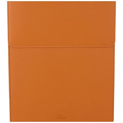ELECOM Computer Case PC Case [Desk Mat x Leather Case] Vertical 14 Inch Case Camel BM-IBSVD14CA