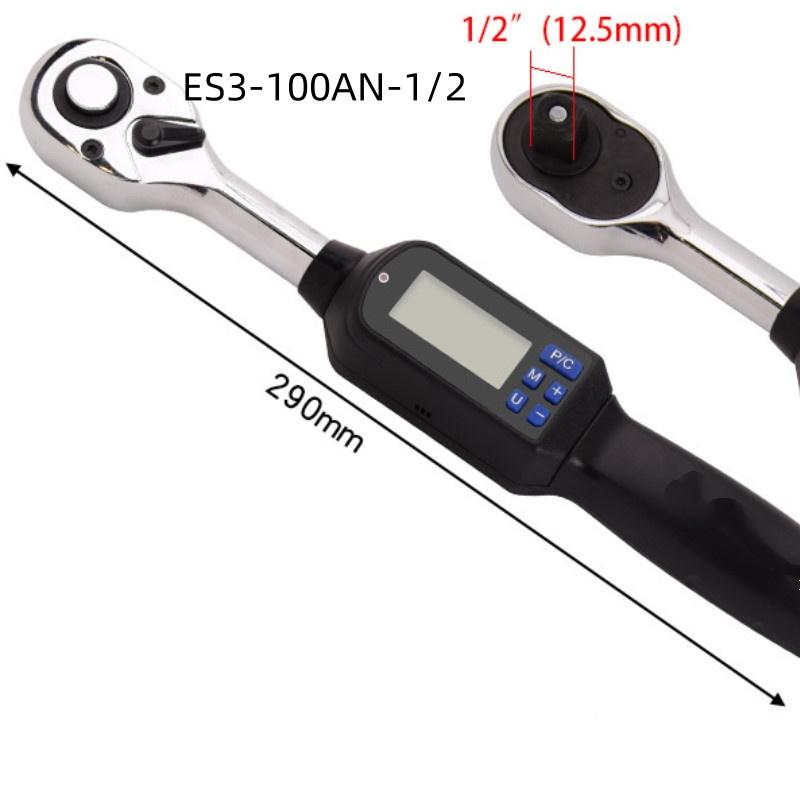 Car And Bicycle Repair Spanner Mini Digital Display Torque Wrench High Precision 100Nm Torque Measuring Tool