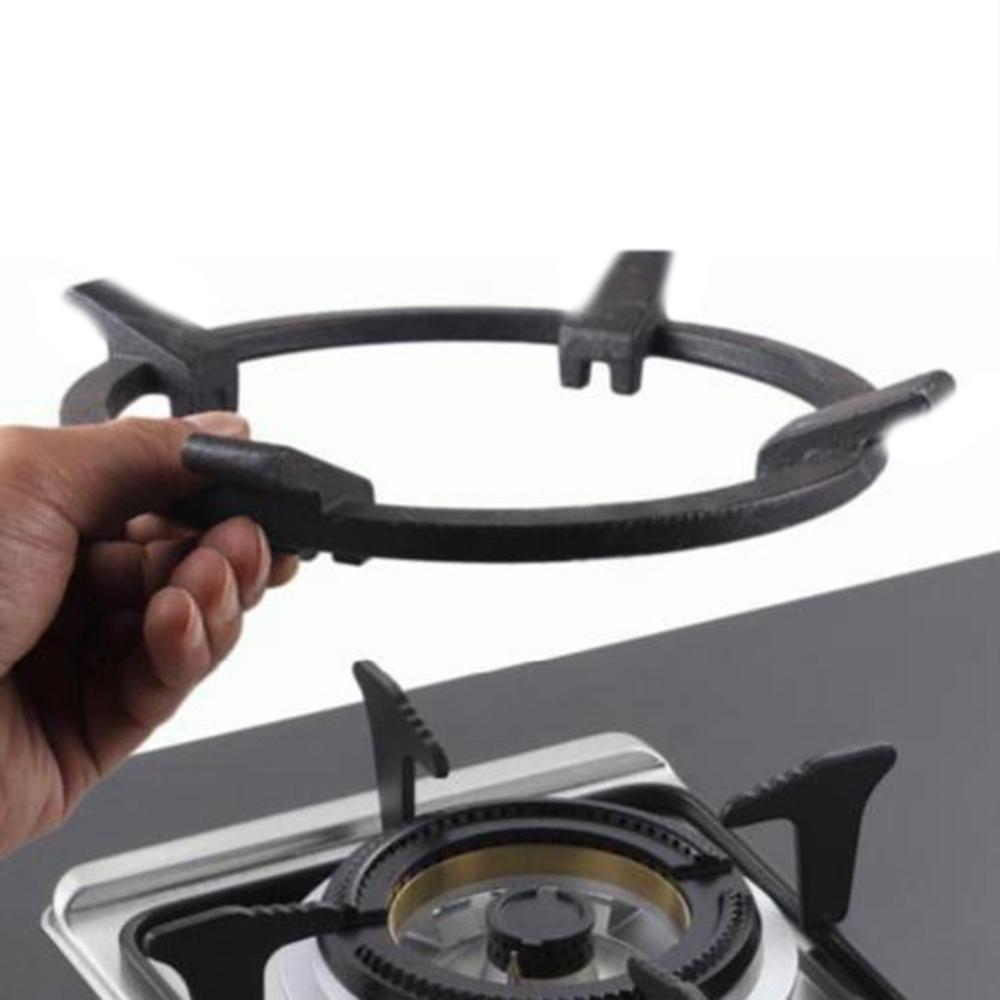Cauldron Kitchen Round Carbon Steel Non Slip Gas Cooker Wok Ring Stove Rack Pan Stand Pots Holder