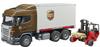 BRUDER Scania UPS Forklift BR03581 &