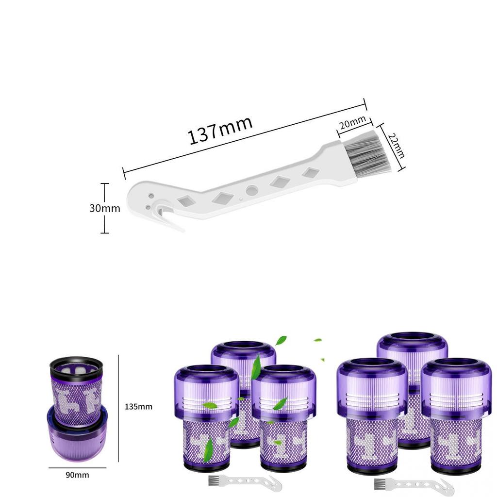 Совместимый HEPA-фильтр Dyson V10 для V6 V8 V11 V12 V15 для домашнего использования, белый