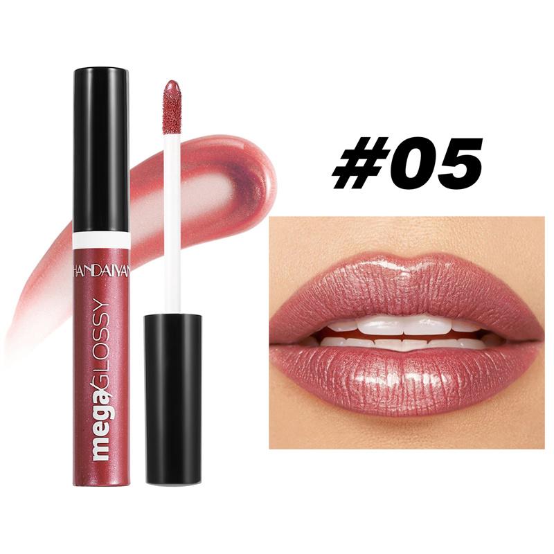 Pearlescent Fine Glitter Lip Glaze Long-lasting Moisturizing and Moisturizing Lip Glos Liquid Lipstick Transparent Lip Oil