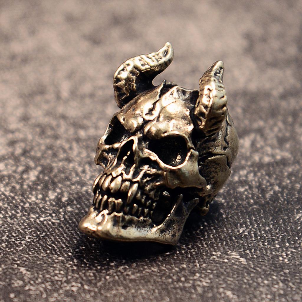 Ретро Латунь Уличный DIY Паракорд Нож Шарм EDC Подвеска Уличный Аксессуар для Рюкзака Фонарик Брелок Брелок-Подвеска