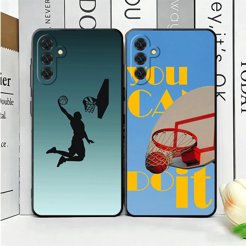 Basketball Sports Aesthetics Soft Phone Case for Samsung A17 A37 A57 A16 A26 A36 A56 A15 A25 A35 A55 A14 A24 A34 A54 A13 A23 A33