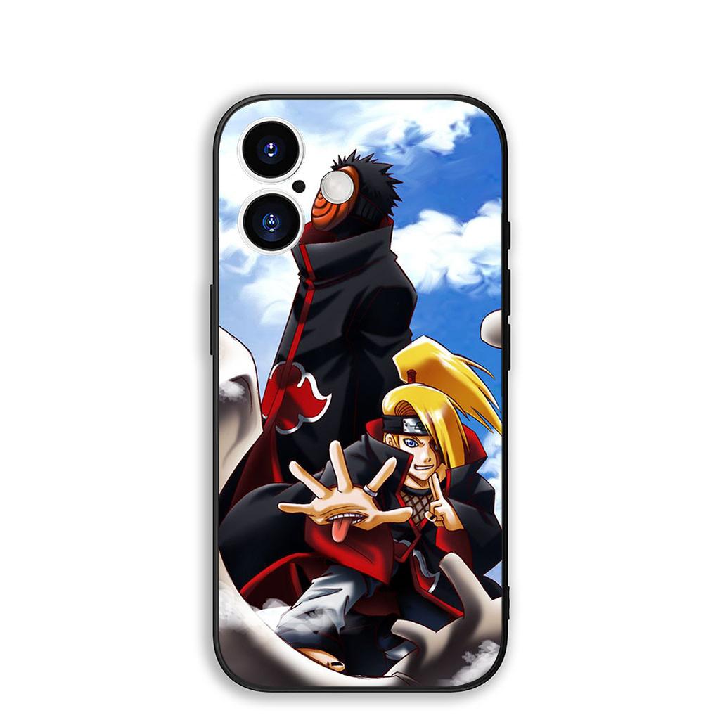 for Apple iPhone 16 15 14 11 Pro Max 6 7 8 Plus + SE2 SE3 SE 2022 2020 8+ Phone Case Akatsuki Deidara Narutos Itachi Uchiha