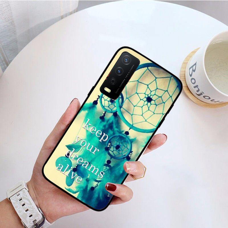 Синий Ловец снов Ловец снов Чехол для телефона для vivo Y31 Y30 Y33S Y11S Y12S Y17 Y20 Y21S Y1S Y53S Y15 Y19 Y91C V23 Чехлы coque