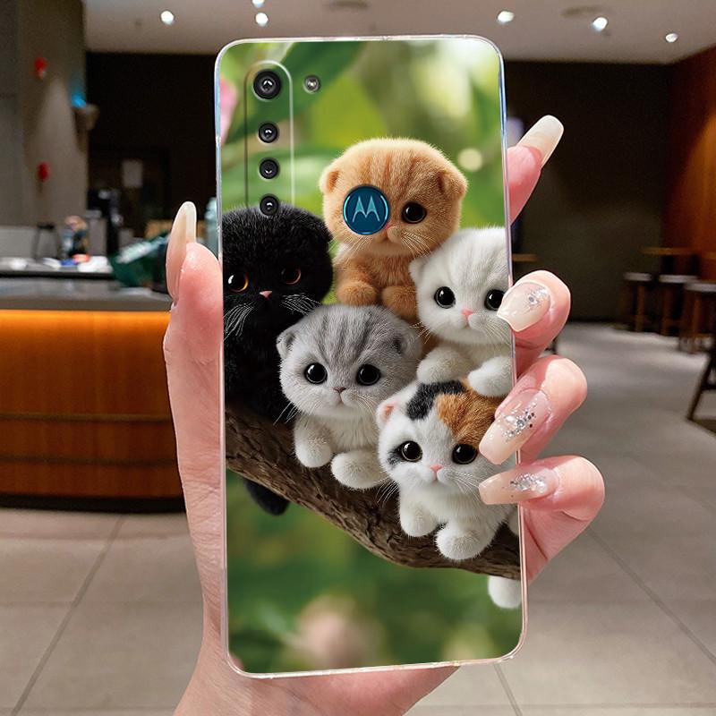 For Motorola Moto G8 Power Soft TPU Clear Shell Unique Cute Painted Casing For Motorola Moto G8 Power Lite Anti-scratch Cover