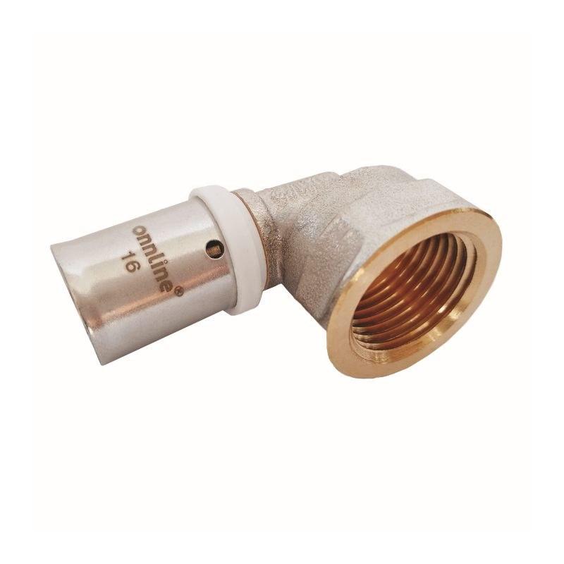90° elbow pressed GW 20mm x 1/2 ONNLINE