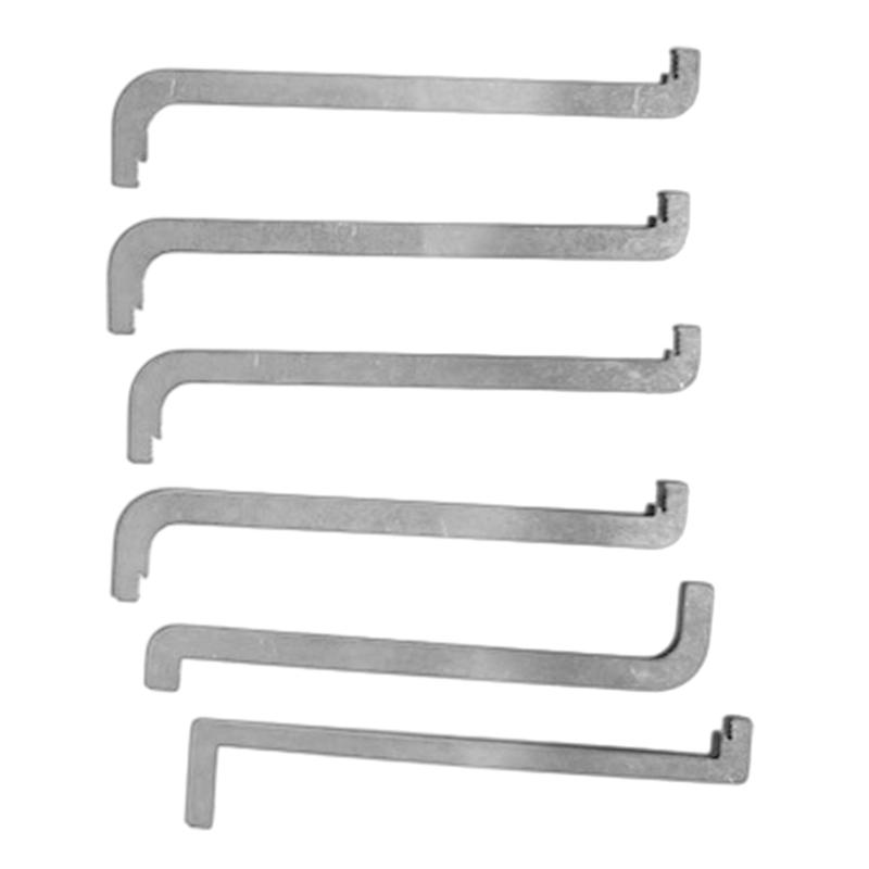 6 шт. Эргономичная Z-образная отвертка с двойным концом, смещенная отвертка для ремонта в труднодоступных местах и аппаратных проектов