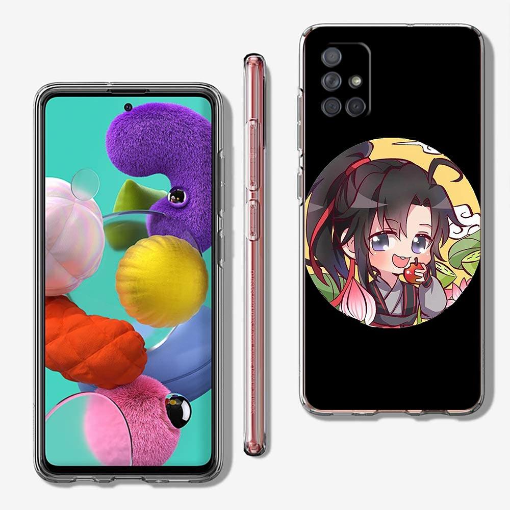 Прозрачный чехол для телефона Samsung Galaxy A13 A51 A71 A21S A12 A11 A31 A52 A41 A23 A53 A73 A32 5G A03S Cover Heaven Officials Blessing