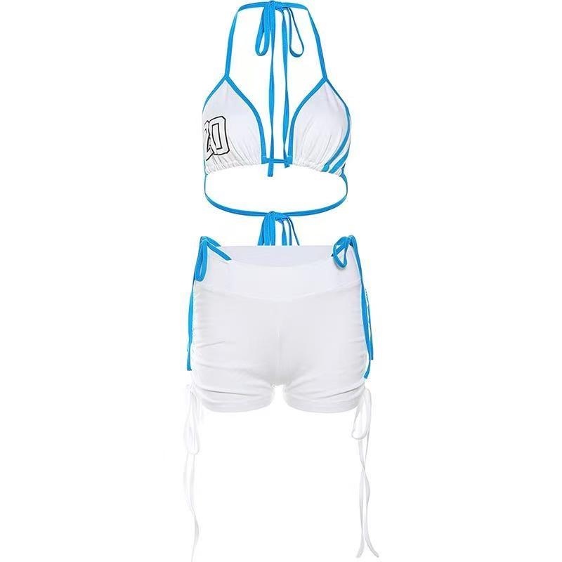 Сексуальное бикини-стринги в азиатском стиле, раздельный купальник-тройка