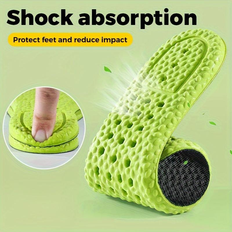 1 пара дышащих впитывающих пот ультра-мягких нескользящих стельок, спортивные стельки с поддержкой свода стопы для мужчин и женщин