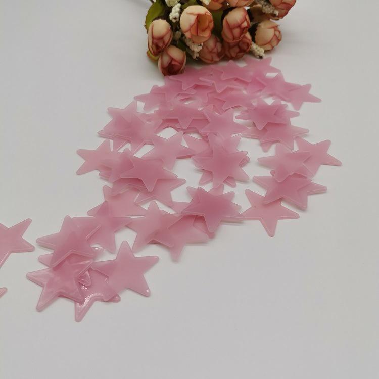 50/100/300/500 шт. наклейки на стену, светящиеся в темноте детские спальни, домашний декор, 3 см, цветные звезды, светящиеся флуоресцентные наклейки на стену, 5 цветов