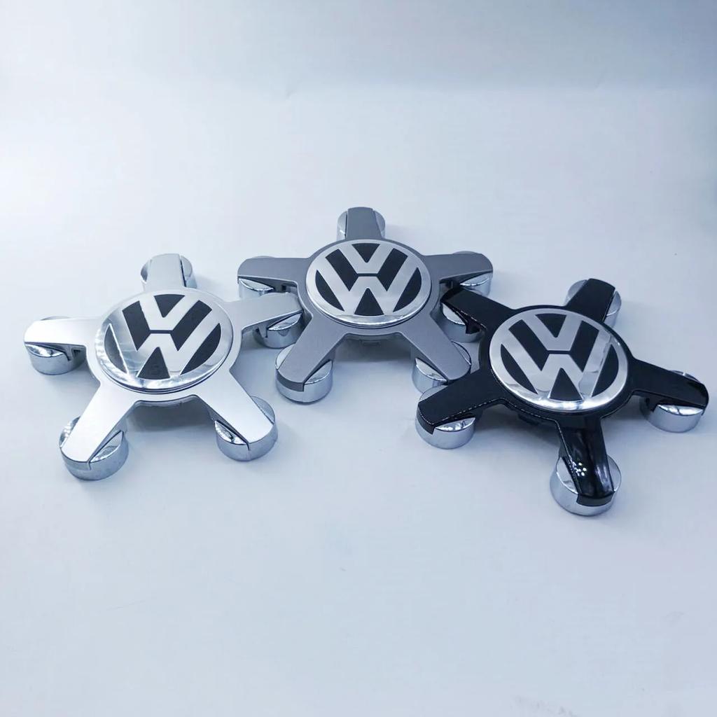 DKRSE1 For VW Volkswagen Jetta MK5 Golf 4pcs 135mm Volkswagen Golf Polo Car Wheel Center Caps 5Pins Rim Hub Cover Hubcap Logo Badge Emb