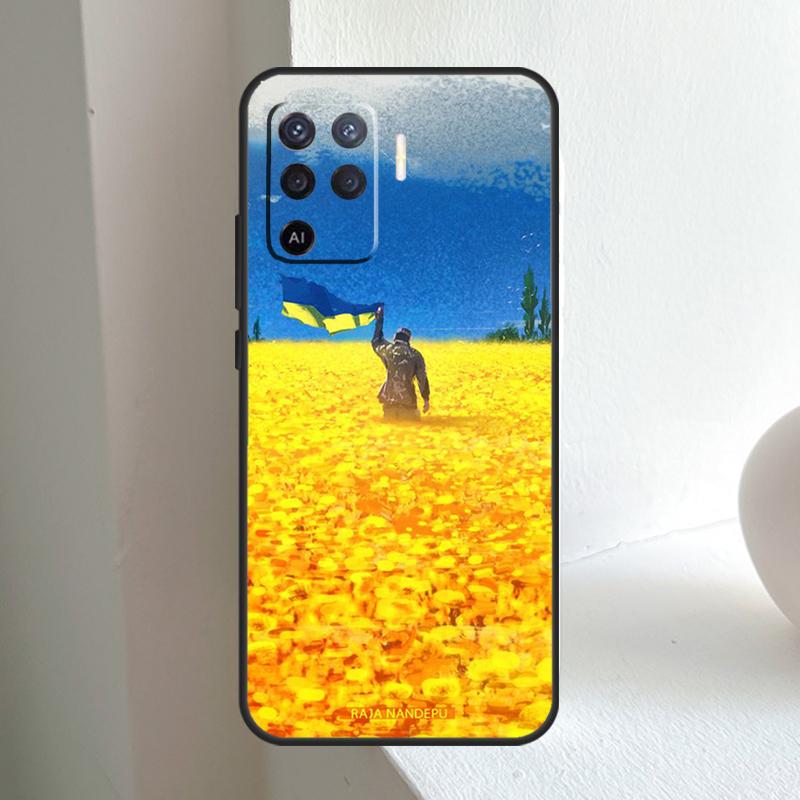 Чехол Украинский Флаг для OPPO A96 A76 A16 A5 A6 Pro A15 A17 A57 A18 A38 A58 A78 A98 A54 A74 A94 A40 A60 A80