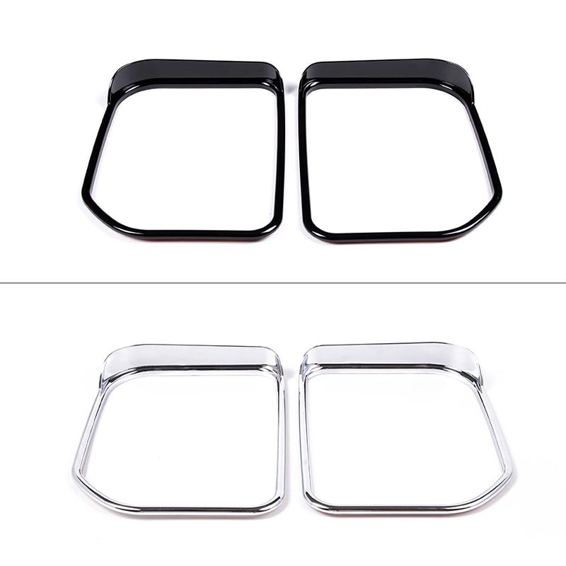 ABS автомобильное наружное зеркало заднего вида дождь украшение для бровей рамка наклейка для Toyota FJ Cruiser 2007-авто