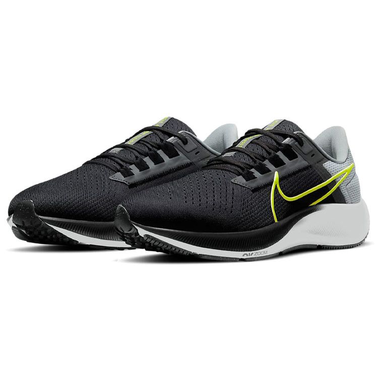 Nike Air Zoom Pegasus 38 Dark Smoke Grey Volt Мужские кроссовки Светло-Дымчато-Серые CW7356-005