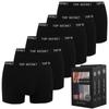 Top Secret Men' Cotton Boxer Shorts 6 Pack Size
