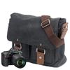 Канвасная сумка для камеры DSLR беззеркальная Sony Canon Nikon - Унисекс Наплечная сумка через плечо с карманом для телефона и удостоверения личности
