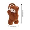 Cartoon Car Tissue Holder Plush Monkey Tissue Holder Space-Saving Tissue Box Soft Tissue Holder For Commuting Travel