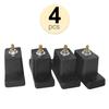 Air Conditioner Rubber Vibration Mounting Bracket Shock Absorbing Anti-Vibration Isolator Pads 4Pack