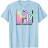 MTV Logo Neon Tie Dye Classic Graphic T-Shirt
