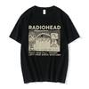 British Rock Band Radiohead Classic Album Cover Poster Cat Graphic Print T-shirt Loose Oversize Top Cotton Men Women Streetwear Fashion Summer New Tee
