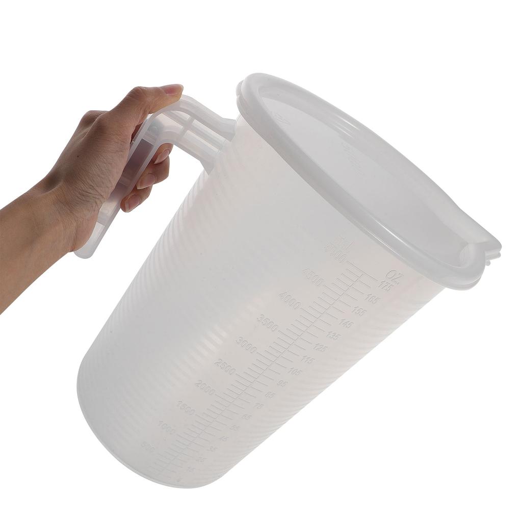 50l Measuring Cup Large Capacity Jug Kitchen Water Bottles Mix Jugs Plastic Pitcher PC with Lid