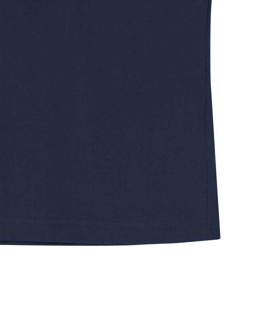 BAUF 3 Logo Check Slim Fit T-Shirt [Navy]
