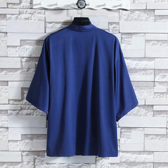 Плащ Пальто Тонкий Свободный крой Плюс Размер Чистый Цвет Китайский Стиль Плащ Рубашка Уличная Одежда