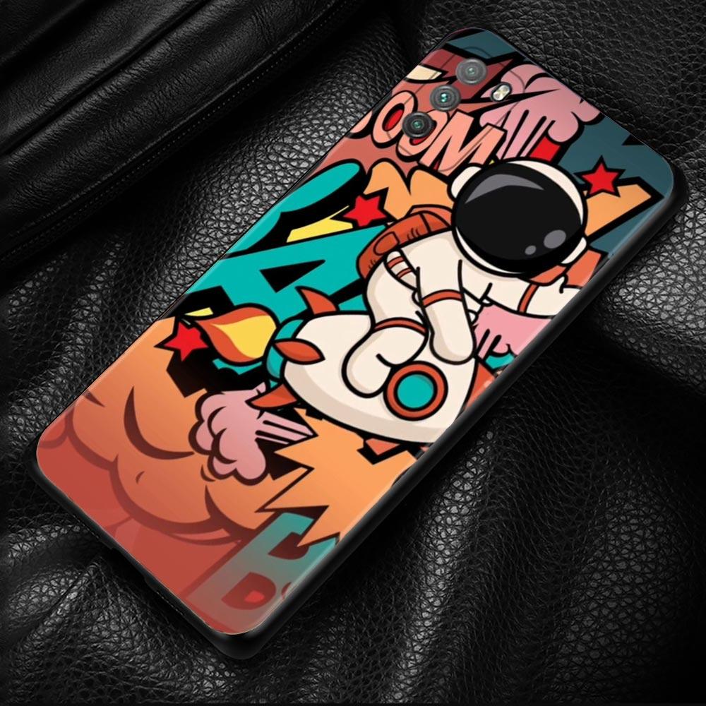 Милый чехол с астронавтом со звездой и планетой для Xiaomi POCO X3 M3 Pro X3 NFC X3 F3 GT F1, чехол для Mi Civi 11T 10T Pro 9T 11 Note 10 Lite