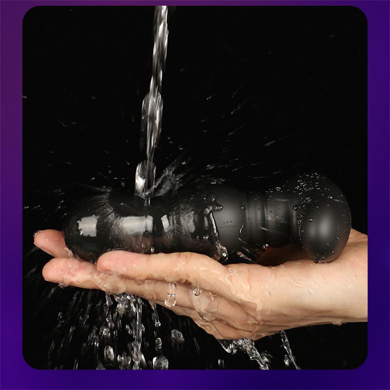 Inflatable Silicone Anal Butt Plug 10 Modes Anus Beads Massage Vibrator For Women Men Masturbation Sex Toys Adult