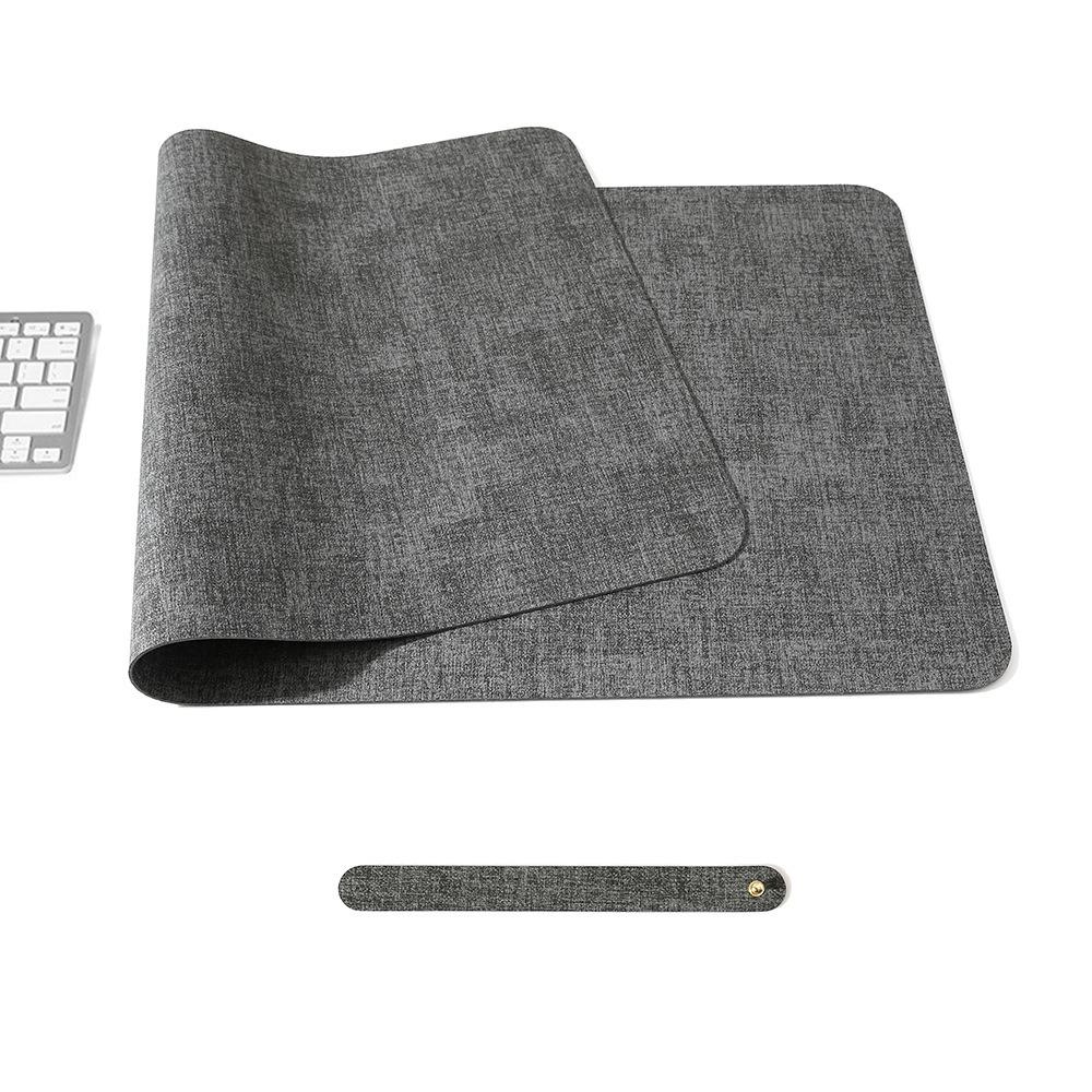 Extra Large Mouse Mat Leather Keyboard Mice Mat Durable Table Mat  Home Office