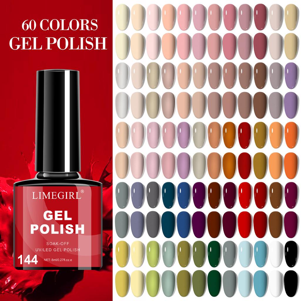 Petal Nail Kit Gel Polish LED Lamp Nail Tools Full Set Nail Art Decorations New Nail Gel DIY Set
