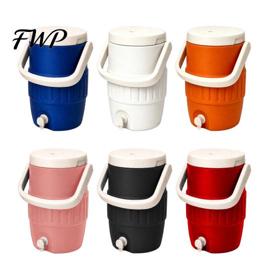 Portable Can Holder Insulated Drink Cup with Cool Riser Technology Large Capacity Cooler Spill-proof Bottle for Outdoor Camping Beach Job Site