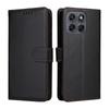 Case for Moto G67 5G - Leather/PU, Black, With Card Holder