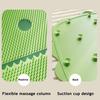 Foot Rub Mat Dinosaur Shape Deep Cleaning Anti-Slip Suction Cup Foot Fatigue Mat Bathroom Decor Foot Care Helper