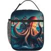 Giant Octopus Thermal Lunch Bag for Men Women Insulated Reusable Lunch Box with Adjustable Shoulder Strap for Work School Picnic