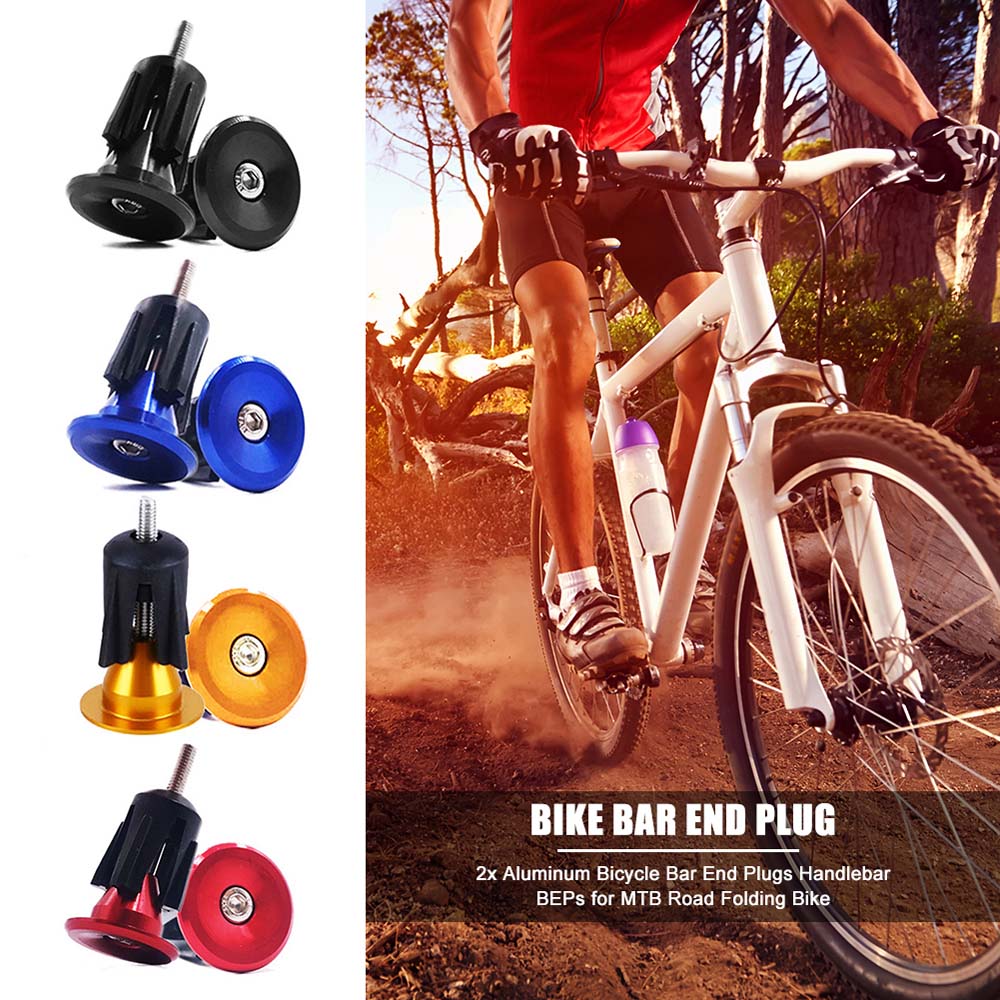 Accessories Aluminum Zinc Zinc Alloy Road Bike Bar End Cap Bicycle Grips Plugs Handlebar Caps Handle Bar Plug