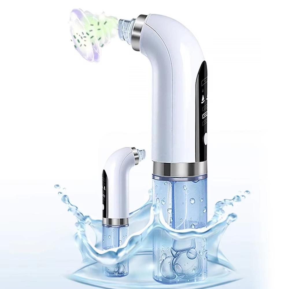 Small Bubble Blackhead Remover Vacuum Suction Water Oxygen Cycle Electric Facial Cleanser Black Dots Pimple Remover Skin Care