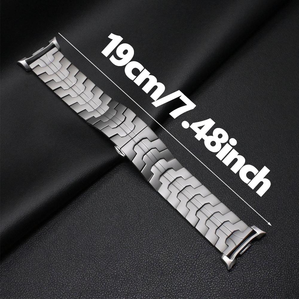Luxury Men Strap for Samsung Galaxy Watch 8 44mm 40mm Stainless Steel Band Replacement Watchband For galaxy watch 8 Classic 46mm