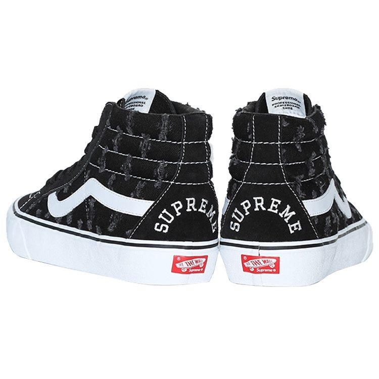 Sk8 Supreme x Sk8 Vans-Hi 'Black Hole Punch Denim' VN0A38Z32DC