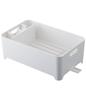Silicone Dish Drainer Aqua White 2630
